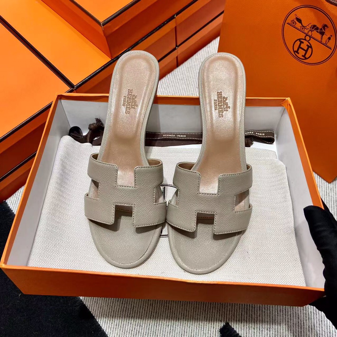 에르메스 올수공 오아시스 슬리퍼 샌들 앱송 49